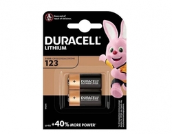 Duracell Ultra lithiová baterie, 2 ks (CR123A)