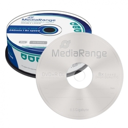 DVD+R DL MediaRange 8.5GB  8x SPINDL (25pack)