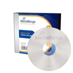DVD+R MediaRange 4,7GB  16x slimcase (5pack)