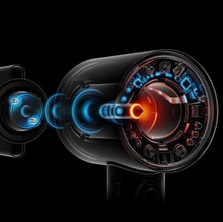 Dyson Supersonic Nural HD16 fén na vlasy, 1600 W, difuzér, 4 teploty, 3 rychlosti, vinca blue/topaz