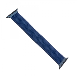 Elastický nylonový řemínek FIXED Nylon Strap pro Apple Watch 38/40/41mm, velikost XL, modrý