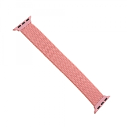 Elastický nylonový řemínek FIXED Nylon Strap pro Apple Watch 38/40/41mm, velikost XL, růžový