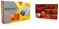 ELDONEX DiamondPro přesná setinová váha (0.01g), stříbrná