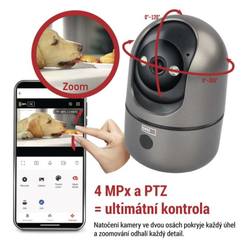 EMOS GoSmart Vnitřní otočná kamera IP-220W s WiFi
