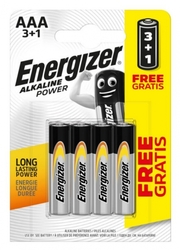 Energizer Alkaline Power - Mikrotužka AAA/4 ks - 3+1 zdarma