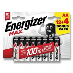 Energizer Alkaline Power - Tužka AA 12+4 zdarma