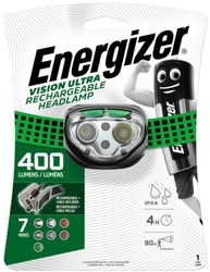 Energizer čelová nabíjecí svítilna - Headlight Vision Rechargeable 400lm