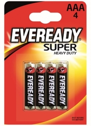 Energizer Eveready Super (blistr) - Mikrotužka AAA/4pack