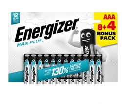 Energizer MAX Plus - Mikrotužka AAA/12 ks - 8+4 zdarma