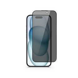 Epico Edge to Edge Privacy Glass IM iPhone 15 - s aplikátorem