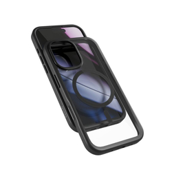 Epico Hero Pro Mag+ Case | iPhone 17 | černá transparentní | Qi2 & MagSafe kompatibilní | plný kruh