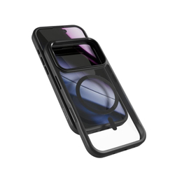 Epico Hero Pro Mag+ Case | iPhone 17 Pro Max | černá transparentní | Qi2 & MagSafe kompatibilní | ochrana camera island