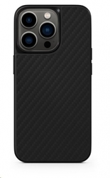 EPICO Hybrid Carbon kryt pro iPhone 14 Plus s podporou uchycení MagSafe - černý