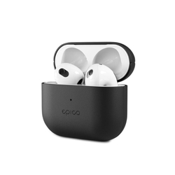 Epico Leather Case Airpods 3 - černá
