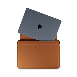 Epico Leather Sleeve for Macbook Air 15" - hnědá