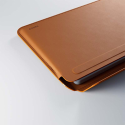Epico Leather Sleeve for Macbook Air 15" - hnědá