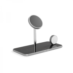 Epico Mag+ Glass Charging Stand MagSafe compatible - černá