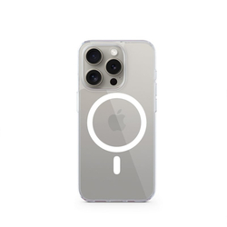 Epico Mag+ Hero Case - Magsafe Compatible iPhone 15 Pro Max - transparentní