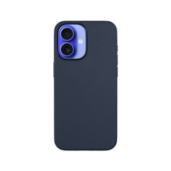 Epico Mag+ Leather Case iPhone 16 Plus - modrá