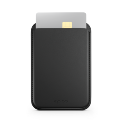 Epico Mag+ Leather Wallet - černá