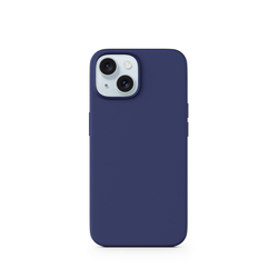 Epico Mag+ Silicone Case for iPhone 15 Plus - MagSafe compatible - modrá
