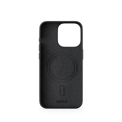 Epico Mag+ Silicone Case for iPhone 15 Pro - MagSafe compatible - černá