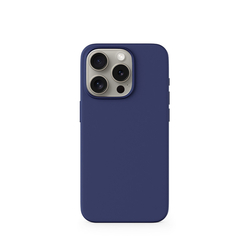 Epico Mag+ Silicone Case for iPhone 15 Pro Max - MagSafe compatible - modrá
