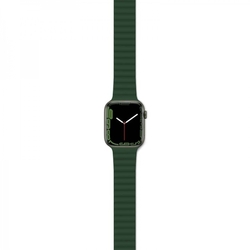 Epico magnetický pásek pro Apple Watch 38/40/41mm - šedý/zelený