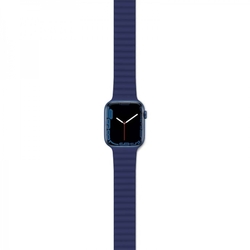 Epico magnetický pásek pro Apple Watch 42/44/45mm - černý/modrý