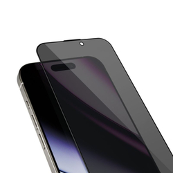 Epico Privacy Glass 3D for iPhone 16 Pro s instalačním rámečkem