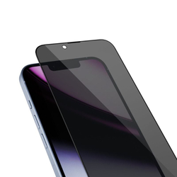 Epico Privacy Glass 3D Ultra-široké krytí s aplikátorem proti prachu pro iPhone 13/13 Pro/14/16e