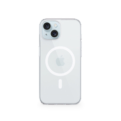 EPICO Resolve Case Magnetic - MagSafe Compatible iPhone 15 Plus - transparentní