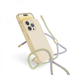 EPICO silikonový kryt se šňůrkou pro iPhone 14 Plus (6,7") - růžová