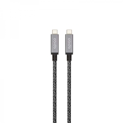 Epico Thunderbolt 4 opletený kabel - space grey, 1,5m