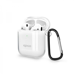 Epico Transparent Cover Airpods 1/2 - bílá transparentní
