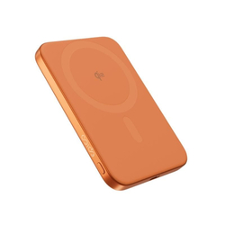 Epico UltraPack Qi2 Slim 5000mAh hliníková Mag+ bezdrátová powerbanka EM51 | kosmická oranžová | 15W