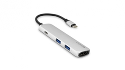 Epico USB-C HUB 4K HDMI - silver/black