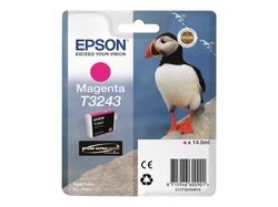 Epson inkoust T3243 Magenta, purpurová - originální