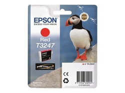 Epson inkoust T3247 Red, červená - originální