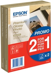 Epson Paper Premium Glossy Photo 10x15 2x40sheets 255g/m2 (2 za cenu 1)