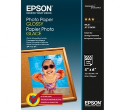 EPSON Photo Paper Glossy 10x15cm, 500 listů, 200g/m2