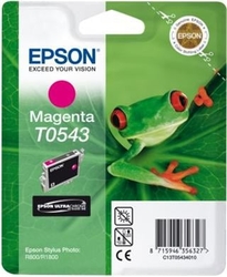 Epson T0543 Magenta Ultra Chrome Hi-Gloss 13ml pro Stylus Photo R800/R1800 - originální