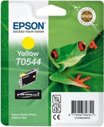 Epson T0544 Yellow Ultra Chrome Hi-Gloss 13ml pro Stylus Photo R800/R1800 - originální