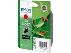 Epson T0547 Red Ultra Chrome Hi-Gloss 13ml pro Stylus Photo R800/R1800 - originální