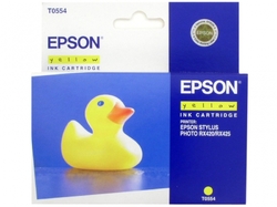 Epson T0554 Yellow 8ml pro Stylus Photo R240/R245/RX420/RX425/RX520 - originální