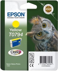 Epson T0794 Yellow Claria Photographic Ink 11ml pro Stylus Photo 1400 - originální