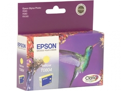 Epson T0804 Yellow CLARIA 7,4ml pro Stylus Photo PX650,PX700W,PX710W,PX800FW,PX810FW,R265,R285,R360,RX585,RX68 - originální