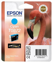 Epson T0872 Cyan Ultra Gloss High-Gloss 2 pro Stylus Photo R1900 - originální