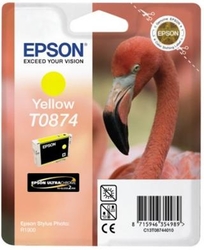 Epson T0874 Yellow Ultra Gloss High-Gloss 2 pro Stylus Photo R1900 - originální