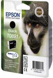 Epson T0891 Black 5,8ml pro Stylus S20/SX100/SX200/SX400 - originální